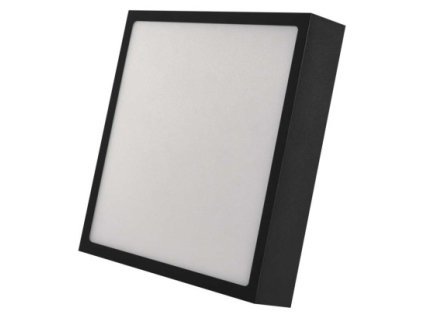 LED prisadené svietidlo, štvorec, čierne, 21W, CCT