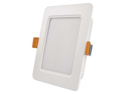 LED vstavané svietidlo RUBIC, štvorcové, biely, 9W, neutrálna biela