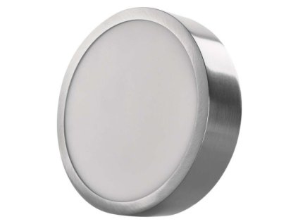 LED prisadené svietidlo, kruhové, strieborné, 12,5W, CCT