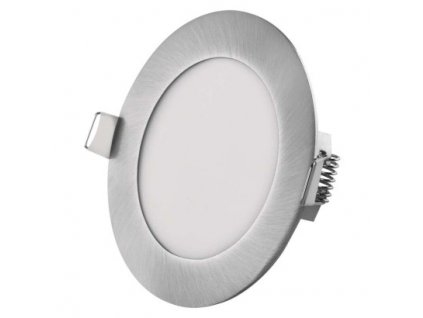 LED vstavané svietidlo NEXXO, kruhové, strieborné, 7W, CCT