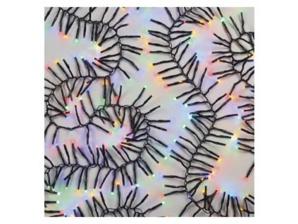 LED vianočná reťaz – ježko, 7,2 m, vonkajšia aj vnútorná, multicolor, programy