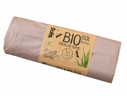 Pytle na BIO odpad 60l, 10ks, 60x74cm