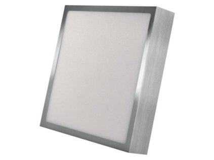 LED prisadené svietidlo, štvorec, strieborné, 21W, CCT