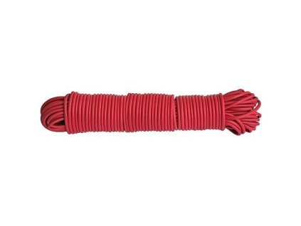 Šnúra na prádlo Cloth-Line L-20 m/4 mm, PVC, červená