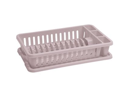 Odkvapkávač Curver® 176008, na kuchynský riad, béžová Lux, 42x26.5x8.8 cm