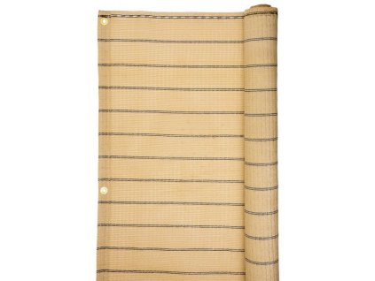 Tkanina tieniaca GoldScreen BE 1x5 m, UV, 185 g/m2, béžová, s okami 50 cm