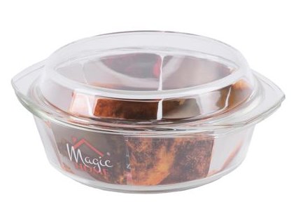 Misa MagicHome, zapekacia, 2.5 lit, borosilikátové sklo, okrúhla