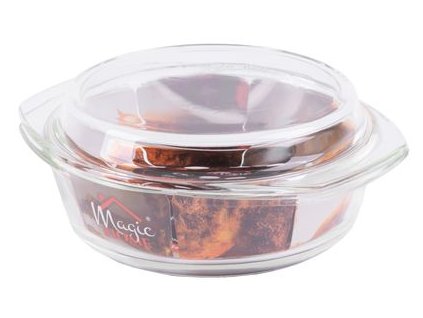 Misa MagicHome, zapekacia, 1.5 lit, borosilikátové sklo, okruhla