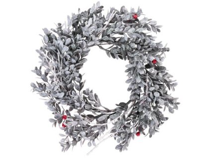 Veniec MagicHome Vianoce, imelo, 30x30x08 cm