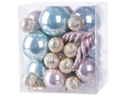 Gule MagicHome Vianoce, sada, 50 ks, mix, na vianočný stromček