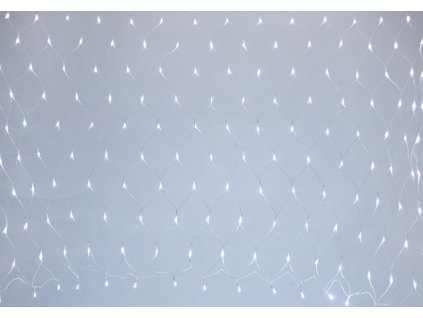 Reťaz MagicHome Vianoce MULTI CONNECT Netled, 160 LED studená biela, jednoduché svietenie, biely kábel, 230 V, 50 Hz, IP44, bez zdroja, exteriér, osvetlenie, L-1x2 m