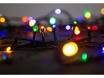 Reťaz MagicHome Vianoce MULTI CONNECT Star line, 120 LED multicolor, jednoduché svietenie, 230 V, 50 Hz, IP44, bez zdroja, exteriér, osvetlenie, L-10 m