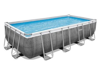 Bazén Bestway® Power Steel™, 56996, kartušová filtrácia, rebrík, dávkovač, plachta, 488x244x122 cm