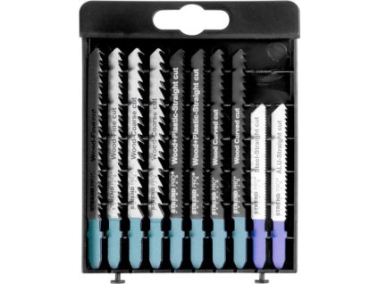 Listy do priamočiarej píly Strend Pro Premium, sada, mix, bal. 10 ks