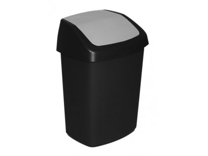 Kôš Curver® SWING BIN, 25 lit., 27.8x34.6x51.1 cm, čierny/sivý, na odpad
