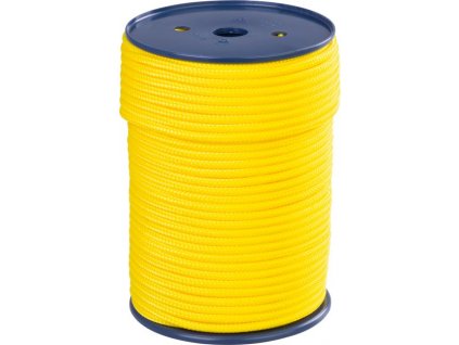Lano Strend Pro Premium, PPV, 6 mm, šnúra, pletené, žlté, s jadrom, L-100 m