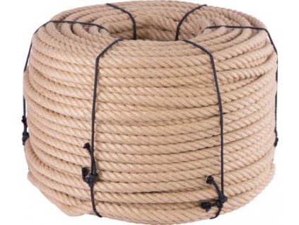 Lano Strend Pro Premium, jutové, prírodné, 22 mm, stáčané, L-220 m