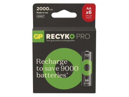 Nabíjecí baterie GP ReCyko Pro Professional (AA) 6 ks