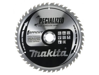 KOTÚČ PÍLOVÝ EFFICUT 260 x 30 mm 45 z