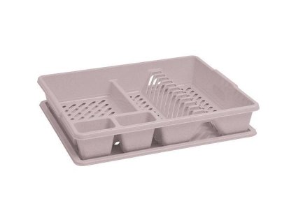 Odkvapkávač Curver® 176040, na kuchynský riad, béžová Lux, 45x38x8 cm