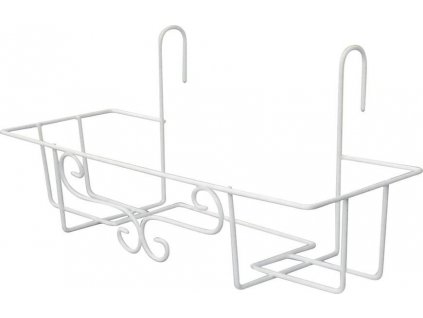 Držák Strend Pro, věšák, na květináč, na zábradlí, nastavitelný, 65 cm