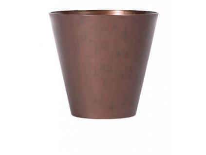 Květináč TUBUS Corten 400x373 mm, měděný vzhled