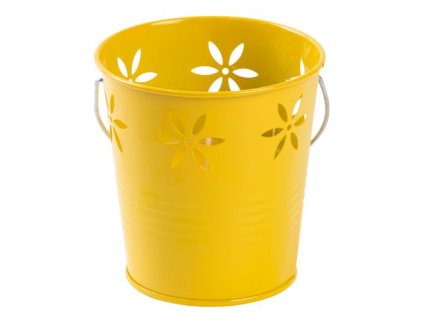 Sviečka Citronella CB197, repelentná, vedro, mix zelená/žltá, 160 g, 110x105 mm