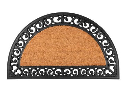 Rohožka MagicHome RCP 100, pred dvere, Ornament, 45x75 cm, guma