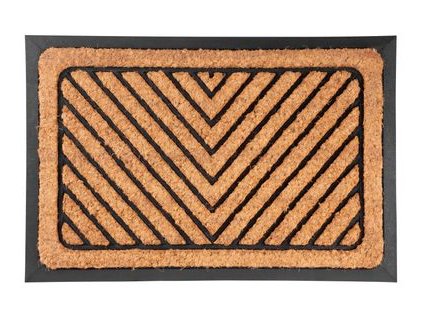 Rohožka MagicHome RBC 130, pred dvere, Arrows, 40x60 cm, guma/kokos