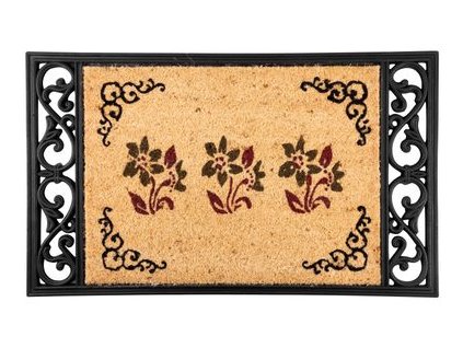 Rohožka MagicHome RCP 126, pred dvere, Country, 45x75 cm, guma