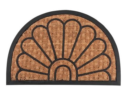 Rohožka MagicHome RBP 139, pred dvere, Peacock, 40x60 cm, guma/panama