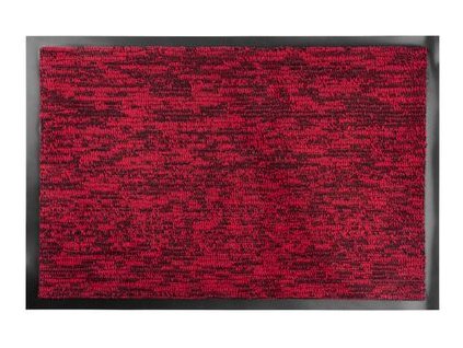 Rohožka MagicHome CPM, pred dvere, 40x60 cm, čierna/červená