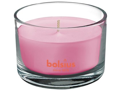 Sviečka Bolsius Jar True Scents 63/90 mm, vonná, magnólia, v skle