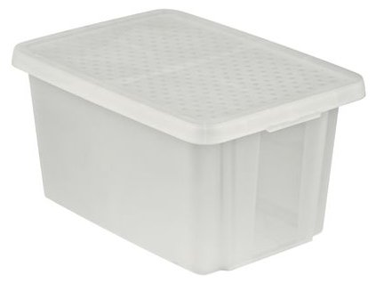 Box s vekom Curver® ESSENTIALS 45 lit., priesvitný, 57x40x30 cm