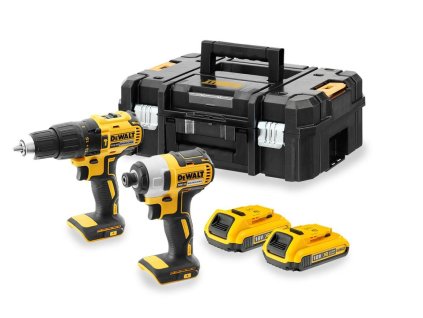 DeWALT DCK2060D2T Kombo sada 18V XR (DCD778 + DCF787), 2x 2,0Ah batéria, kufor Tstak II