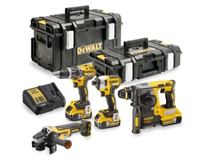 DEWALT DCK422P3 KOMBO SADA 18V 3x5,0Ah (DCD796+DCF887+DCH273+DCG405) 2xTough DS150+DS300