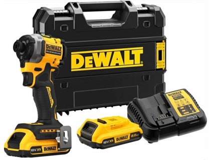 DeWALT DCF850D2T rázový uťahovák 1/4" 18V XR Atomic, 206 Nm, 2x 2,0Ah batéria, kufor Tstak