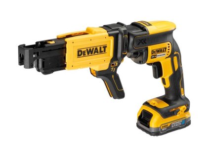 DEWALT DCF620E1K Šroubovák na sádrokarton 18V POWERSTACK 1x1,7Ah bez nabíječky s podavačem