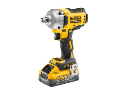 DEWALT DCF891H2T Uťahovač rázový 18V 1/2" poist. krúžok 2x5,0Ah PowerStack