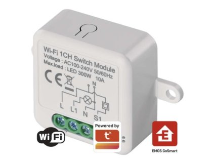 GoSmart spínací modul IP-2101SW, Wi-Fi, 1-kanálový