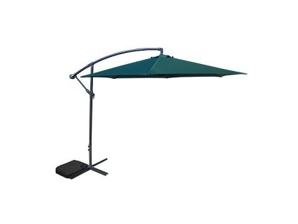 Slnečník DEMI 300 cm, 42 mm, zelený, PE, záhradný