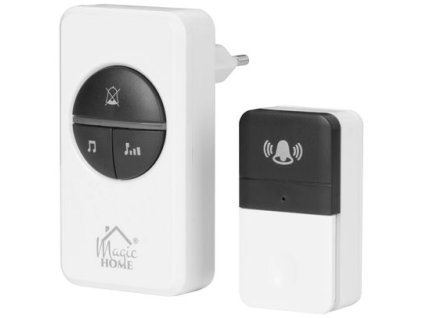 Zvonček MagicHome Intelligent4, bezdrôtový, domový, do zásuvky 230V, IP44