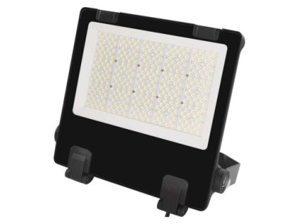 LED reflektor AVENO čierny, 200W neutrálna biela