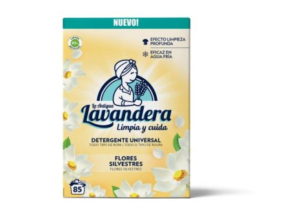 Prací prášok Lavandera, divoké kvety, 4675 g/85 pracích dávok, na pranie