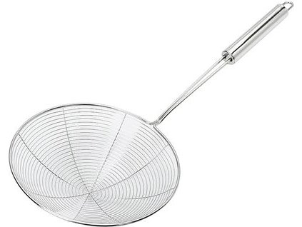 Naberačka MagicHome, odpeňovačka, kuchynská, zberač peny, špirálová, 20 cm, nerez