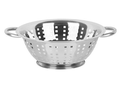 Cedník MagicHome, 24 cm, štvorcové otvory, nerezové cedidlo