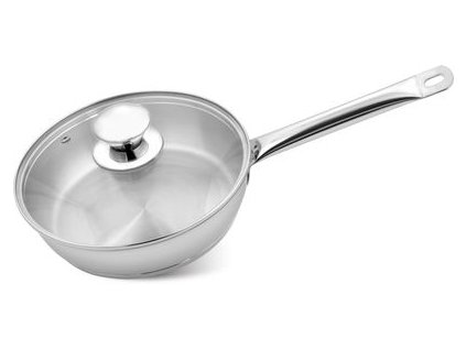 Panvica MagicHome Chloe, 20 cm, 1,5 lit., so sklenenou pokrievkou, nerez