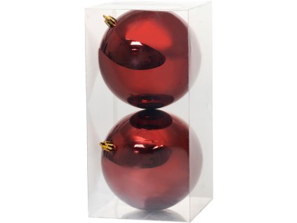 Gule MagicHome Vianoce, 2 ks, bordové, na vianočný stromček, 12 cm