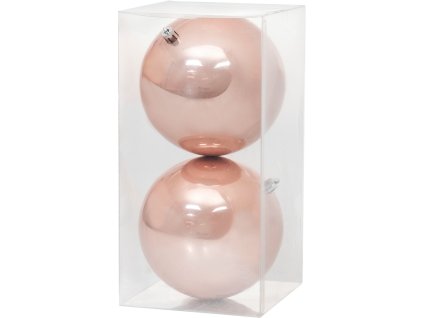 Gule MagicHome Vianoce, 2 ks, ružové, na vianočný stromček, 12 cm