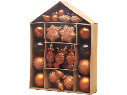 Gule MagicHome Vianoce, sada, 32 ks, medené, mix, na vianočný stromček